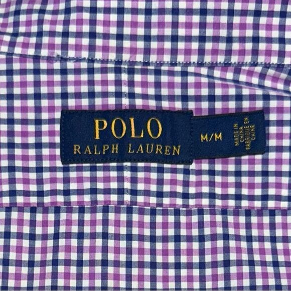 Polo by Ralph Lauren Plaid Long Sleeved Dress NWOT Size Medium - Picture 7 of 7